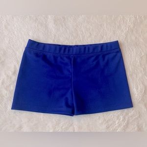 Girls’ Dance and/or Gymnastics Shorts • Royal Blue • Size 8
